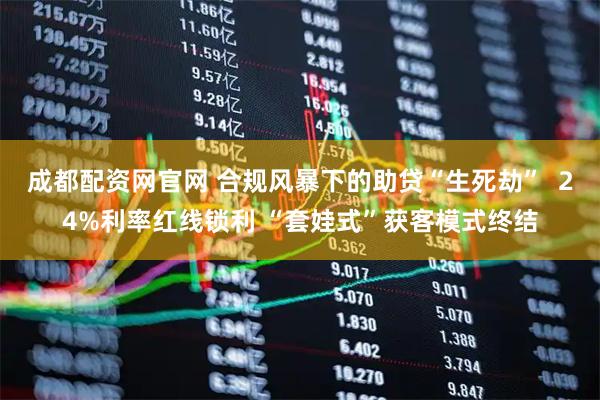 成都配资网官网 合规风暴下的助贷“生死劫” 24%利率红线锁利 “套娃式”获客模式终结